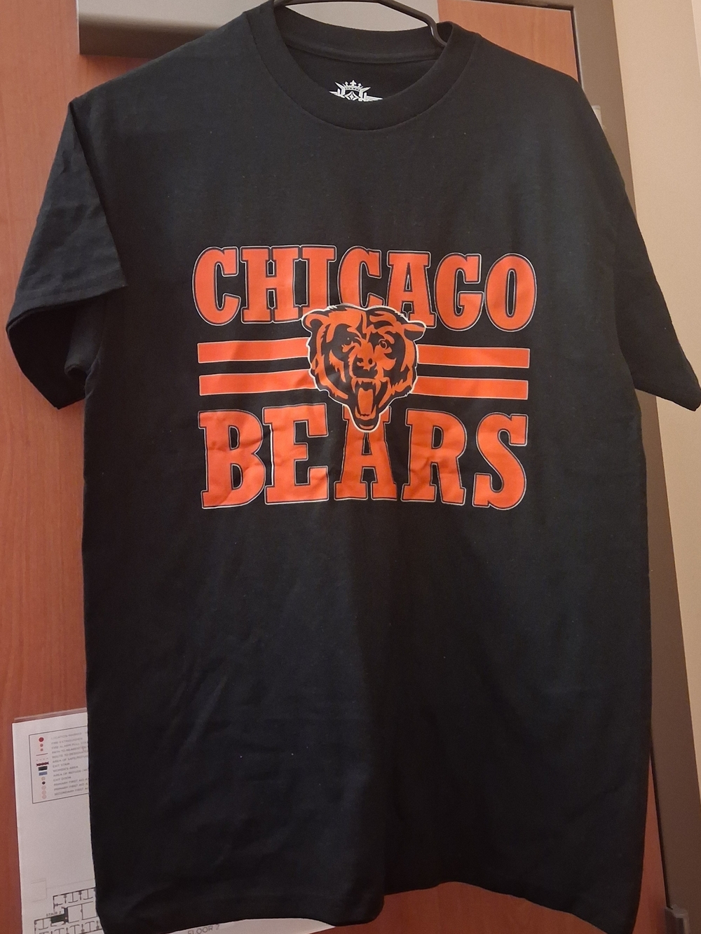 Chicago Bears Black Graphic Tee - Men's Football Shirt